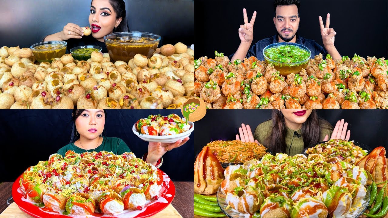 Spicy Pani Puri/Golgappa Challenge🔥 | Compilation Video
