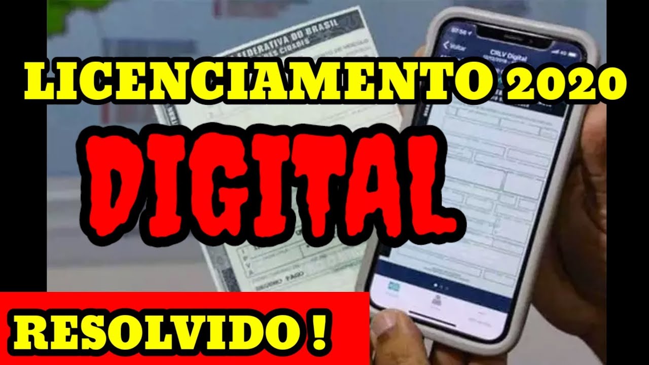 COMO ACESSAR E IMPRIMIR O CRLV  LICENCIAMENTO DIGITAL 2020