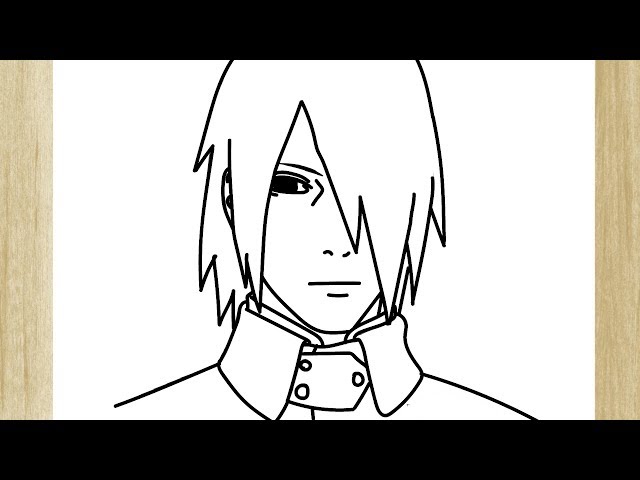 Como desenhar o SASUKE de Boruto 