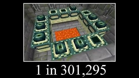 The Rarest Natural End Portal (Best Minecraft Clips)