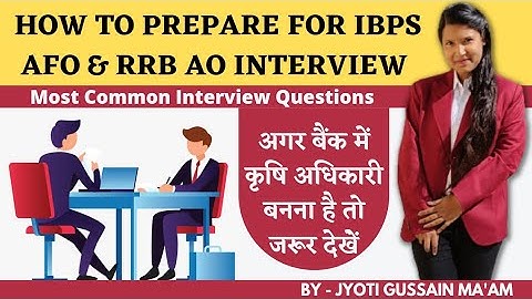 How to Prepare For IBPS AFO/RRB AO Interview|IBPS SO Interview Preparation|Mock Interview Session