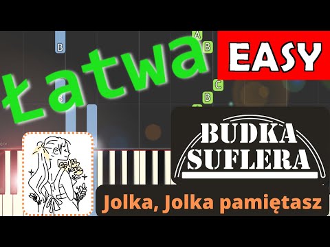 🎹 Jolka, Jolka pamiętasz (Budka Suflera) - Piano Tutorial (łatwa wersja) 🎵 NUTY W OPISIE 🎼