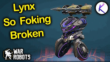 Lynx stake so foking broken War Robots Gameplay WR new Robot weapons update 9.0