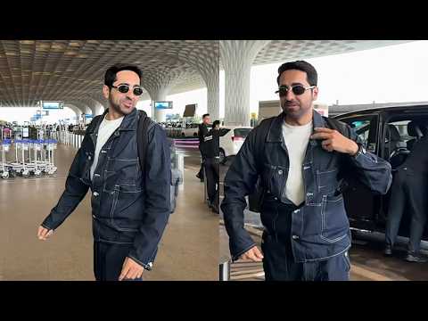 Ayushmann Khurrana Spotted At Mumbai Airport