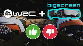 EA WRC + BigscreenVR - Good, or Bad?