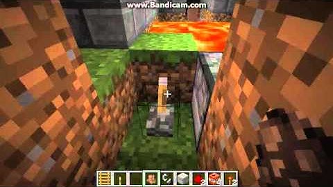 Minecraft Flaming Arrow Trap