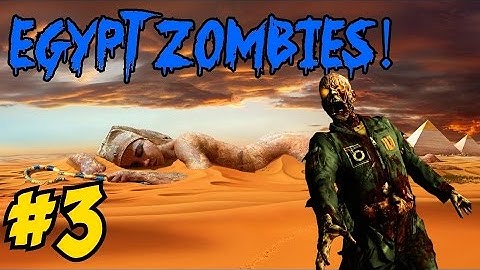 ★ EGYPT ZOMBIES [3] ★ THE SECRET TEDDY EASTER EGG (CoD World at War Custom Zombies Map/Mod)
