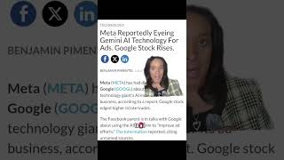 Instagram Will Hire Google To Help Them With AI #metanews #instagram #financialnews #investingnews