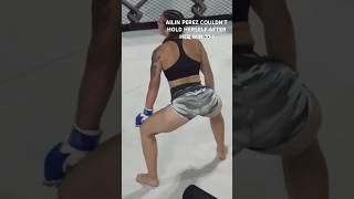 #shorts #trending UFC FIGHTER AILIN PEREZ COULDN’T HOLD HERSELF !