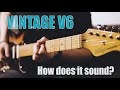 Vintage V6M ReIssued ~ Sunburst video