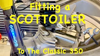Royal Enfield Classic 350  Fitting a Scottoiler X System