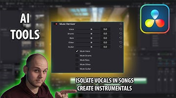 Using The New Music Remixer Tool In Davinci Resolve 19 | AI Feature