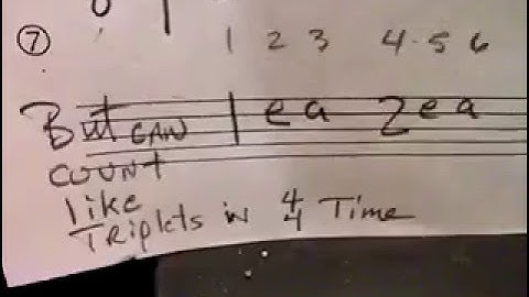 Styles-Blues: 12/8 Beat counted as 1/8-note Triplets in 4/4 Meter