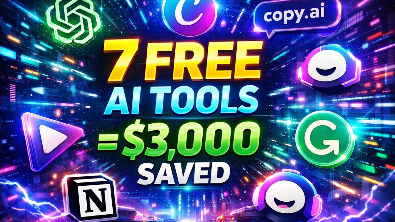 Top 7 Free AI Tools That Can Save You $3,000+ Every Year (No Experience ...