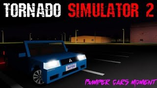 [ROBLOX Tornado Simulator 2] Bumper Cars Moment (??? MPHLOL)