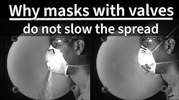 Why masks with valves do not slow the spread (1 of 2)