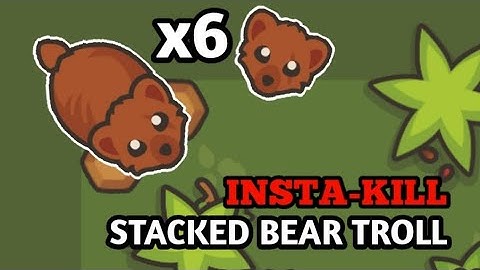 Taming.io - STACKED BEAR TROLL - INSTAKILL