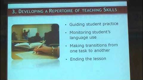 Competence and performance in language teaching (Part 2)