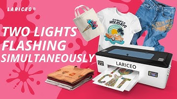 A3 L1800 DTF PRINTER VIDEO TUTORIALS - INK LIGHT AND PAPER LIGHT FLASHING SIMULTANEOUSLY