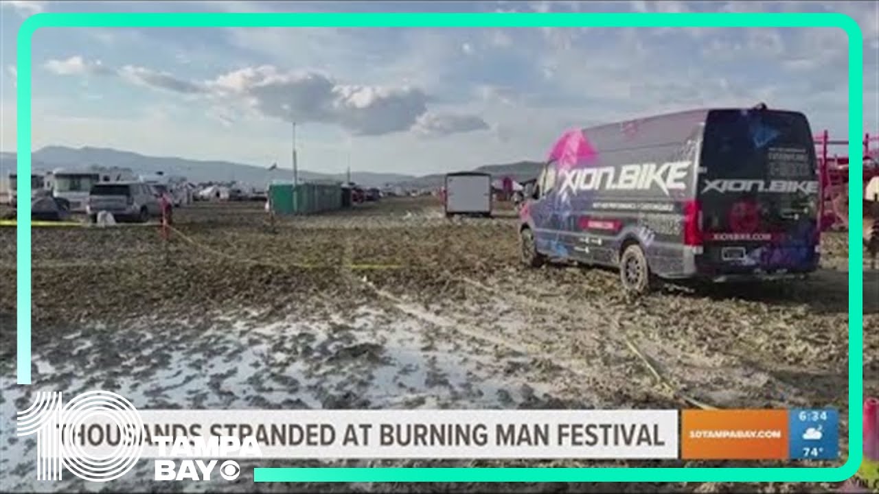 No longer stranded, tens of thousands clean up and head home after Burning  Man floods – WATE 6 On Your Side
