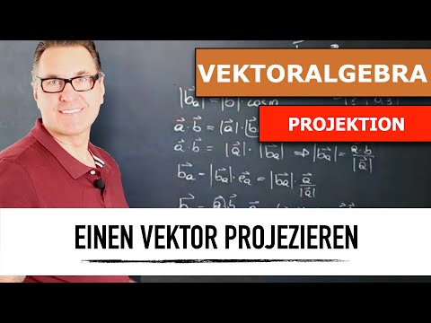 Was bedeutet es, einen Vektor im Vektorraum zu projezieren? | Projektion eines Vektors