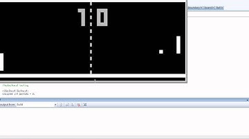 PONG on win32 console