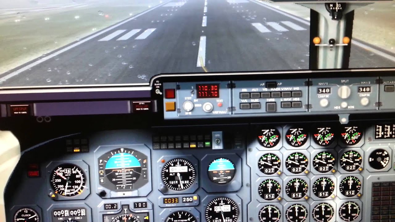 Flight Simulator CATIII landing! YouTube
