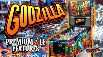 Godzilla Pinball Premium/LE Model Game Features