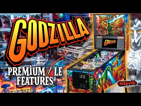 Godzilla Premium Pinball Machine from Stern