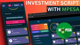 Investment Platform with M-Pesa: Instant Deposit and Withdrawal!