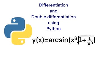 Differentiation using python