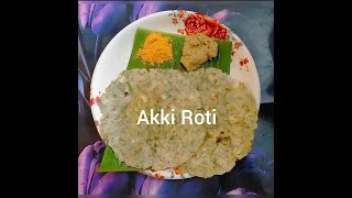 Sabasigai soppu Akki roti - Dill leaves rice roti - Yummy breakfast Recipe