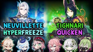 Abyss 4.5 (F2P) NEUVILLETTE HYPERFREEZE | TIGHNARI/YAE QUICKEN (Genshin Impact)