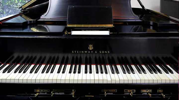 1925 Steinway AR playing Mozart Piano Sonata No. 1...