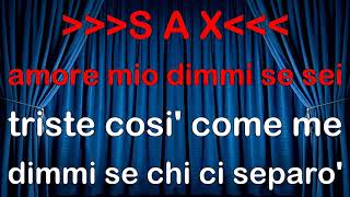 Fred Bongusto Una rotonda sul mare KARAOKE MM SAX (fair use) chords