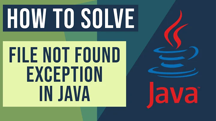 java.io.FileNotFoundException – How to solve File Not Found Exception