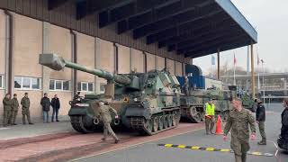 Polish Army event - Leopard 2PL (2A4), AHS Krab howitzer, Rosomak APC and Langusta MLRS presentation