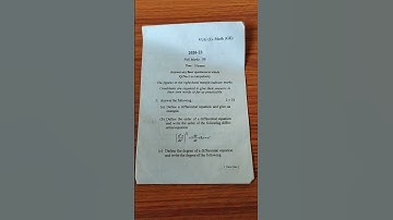 VUG Math (GE) Question Paper Semester 2 session (2020 -23)year 2020.#vbu #physicshonours