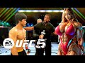 PS5| Bruce Lee vs. Super Strong Titan Woman ( EA Sports UFC 5 )