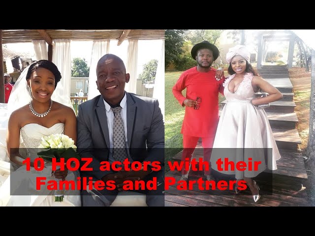 10 House of Zwide actors with their partners, family and children class=