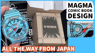 Breakthrough design a Must Have Timepiece - Comic Book Manga G-Shock Watch GA2100MNG - BLUE