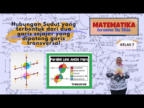 Video: Apa yang dijumlahkan dengan sudut transversal?