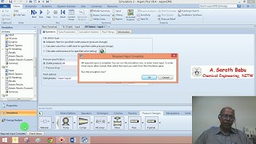Lecture 18: Simulation of Flash Effect of Recycle in Aspen