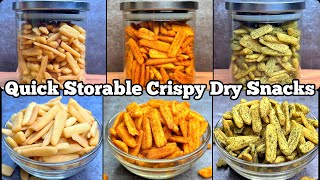 Quick Storable Crispy Rice Snacks Recipe in Just 15 Minutes | Easy Festival Dry Snacks