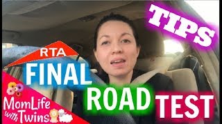 RTA FINAL ROAD TEST | TOP TIPS