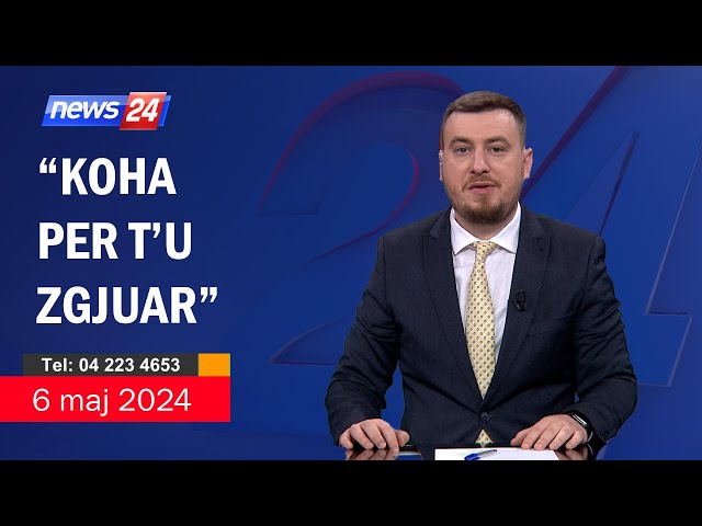 6 maj 2024 "Telefonatat e Teleshikuesve" në News24 - "Koha për t'u zgjuar" ne studio Klevin Muka