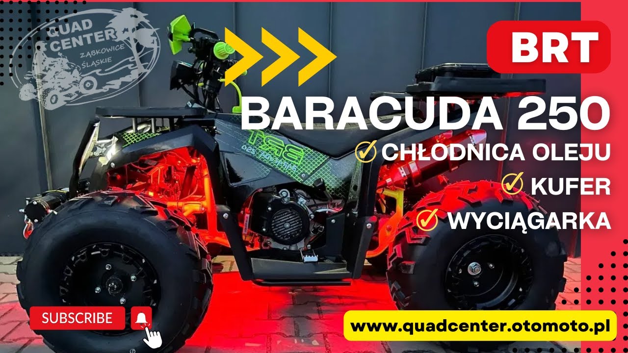 QUAD BRT BARACUDA 250 AUTOMAT - YouTube