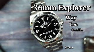 Rolex Explorer 124270 - Too Small For Me