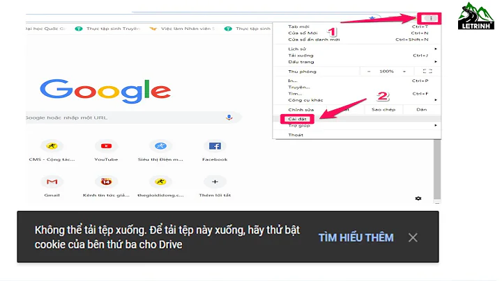 Không Tải Được File Trên Drive Báo Cookie #BẬT tắt Cookie Trên Trình Duyệt Web