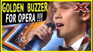 ANGEL VOICE Alexander sings OPERA on Ukrainian XFACTOR and gets GOLDEN BUZZER !!!